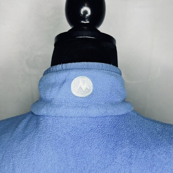 MARMOT Fleece Jacket Women's Size M Blue Full Zip Lightweight Top - Picture 12 of 12